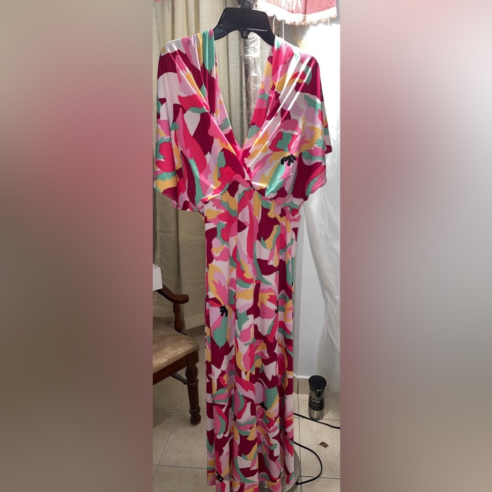 24/7 Floral Print Dress